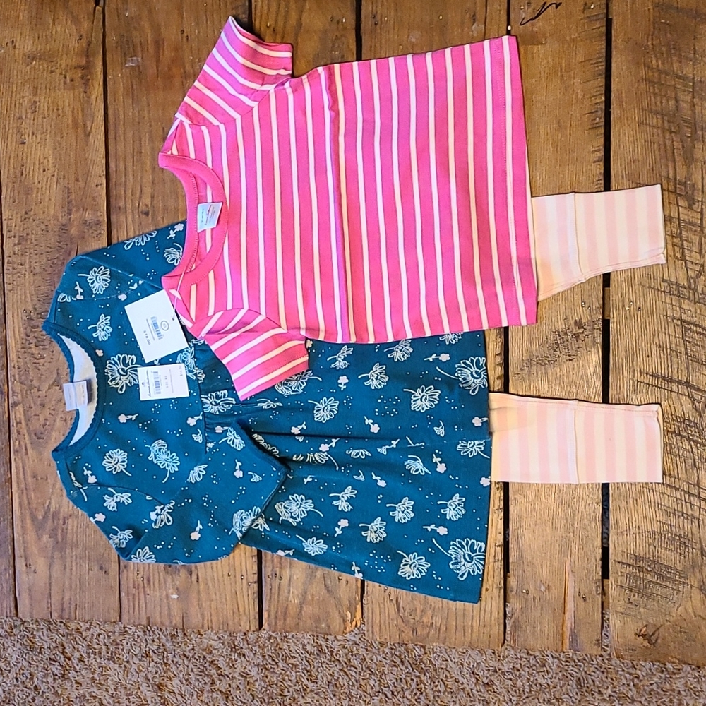 NWT Hanna Andersson Lot Size 85 2T Dress leggings shirt tee Outfit